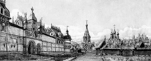 Кадашевский ткацкий двор Художник МП Кудрявцев В XVII веке в Кадашевской - фото 10