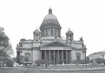 Вид на Исаакиевский собор с Исаакиевской площади Николай I скачет прямо на - фото 14
