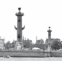 Ростральные колонны символ побед русского флота Ростральные колонны впервые - фото 36