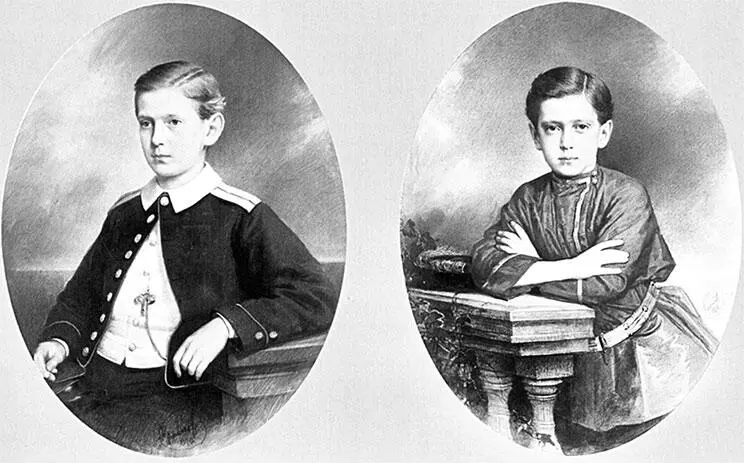 И Крамской Портреты великих князей Сергея и Павла Александровичей 1870 г - фото 285