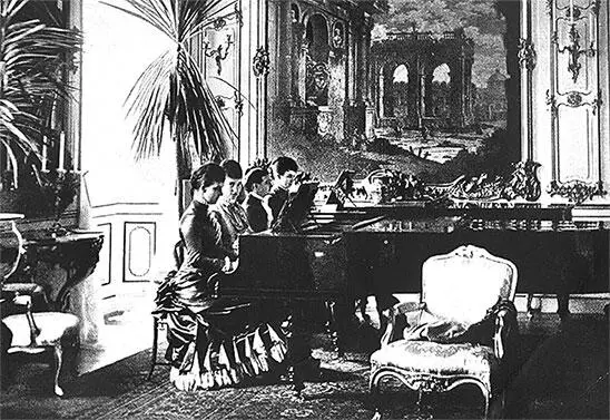 Цесаревна Мария Федоровна Игра в четыре руки Дания 1870е гг Как видно из - фото 334