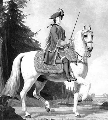 В Эриксен Портрет Екатерины II в мундире Преображенского полка 1778 г - фото 353