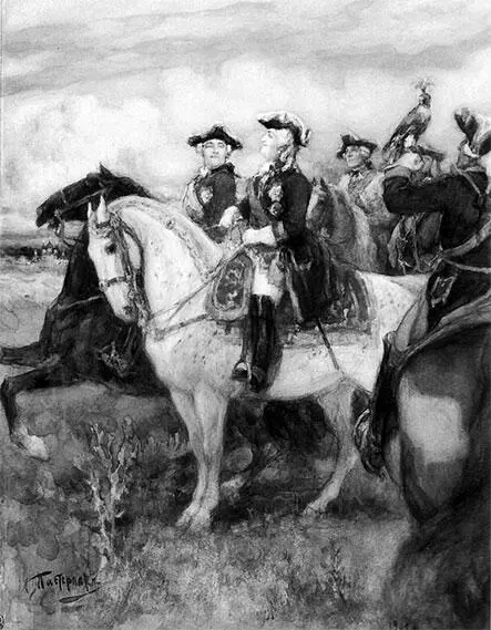 Л О Пастернак Выезд Екатерины II 30 сентября 1867 г верхом на охоту в - фото 379