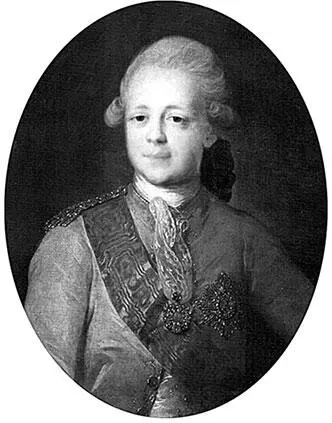 Ф С Рокотов Портрет великого князя Павла Петровича в юности Кон 1760х - фото 386