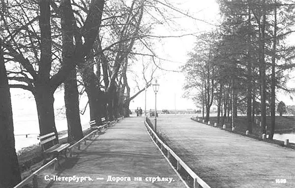 Елагин остров Дорога на Стрелку 1900е годы Обычай этот дошел до наших дней - фото 90