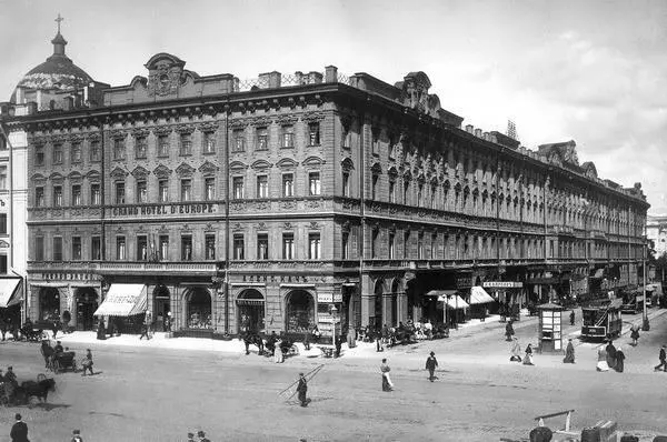 Невский проспект дом 26 Гостиница Европейская Фотограф Булла 1900е годы - фото 49