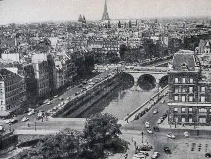 Вид на левый берег с башен собора Парижской богоматери Кроме ИльдеФранс я - фото 4