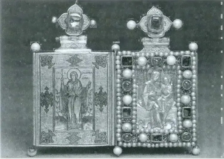 Ковчежец Подарок царя Федора Ивановича царице Ирине Годуновой 1589 г - фото 6