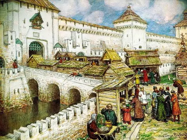 A M Васнецов Книжные лавки на Спасском мосту 1902 г К Б Вениг Иван - фото 45