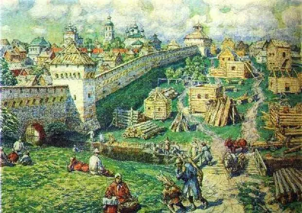 A M Васнецов Лубяной торг на Трубе XV век 1910е гг A M Васнецов - фото 53