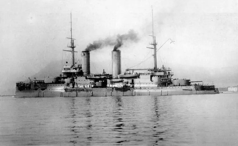 Слава в Средиземном море 1907 г На стрельбах На - фото 75