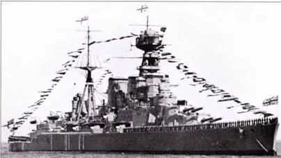 18 июля 1936 г Линейный крейсер Худ ни Спидхэдском рейде Торжества по - фото 67