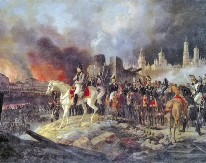 Наполеон в горящей Москве Худ А Адам Расстрел поджигателей Худ В - фото 56