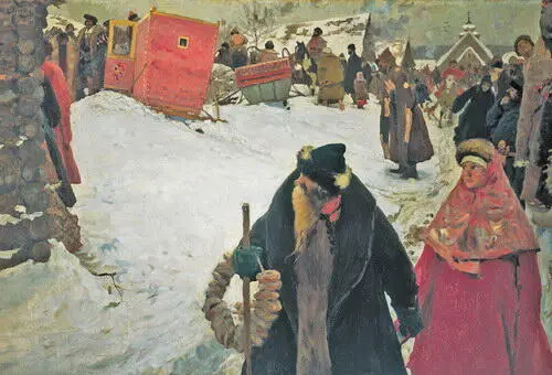 Приезд иностранцев XVII в Худ С Иванов Царь Алексей Михайлович и Никон - фото 409