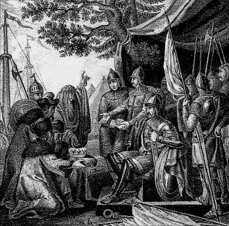 Рюрик Синеус и Трувор Из книги Живописный Карамзин 19 в Но видимо не - фото 72