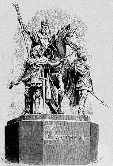 Памятник Карлу Великому в Париже созданный в 1867 г Стольный град Годлава - фото 70