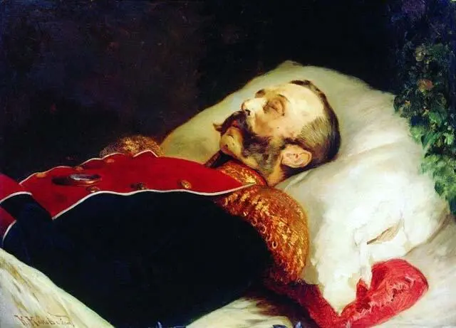 Император Александр II на смертном ложе Художник КЕ Маковский Народ в - фото 26