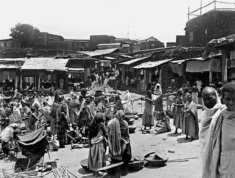 Рынок в Харраре Фотография Н Л Сверчкова 1913 год Музей антропологии и - фото 66