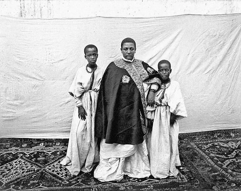 Супруга раса Тафари со служанками Фотографии Н Л Сверчкова 1913 год Музей - фото 68