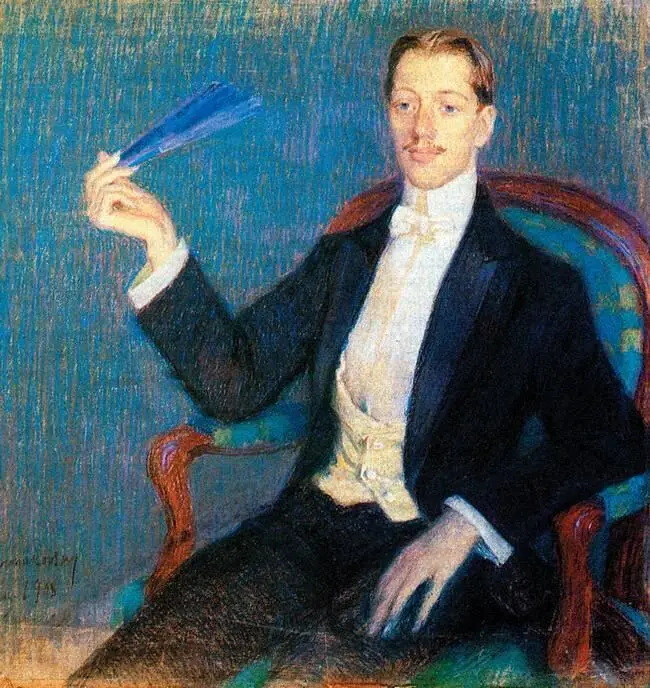 Николай Гумилев Портрет работы М В Фармаковского Париж 1908 г - фото 176