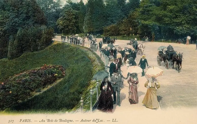 Париж Булонский лес Открытка 1900е гг Максимилиан Волошин Автопортрет - фото 180