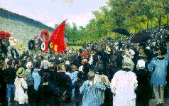 Ежегодный митинг у Стены коммунаров на кладбище ПерЛашез в Париже 1883 - фото 65