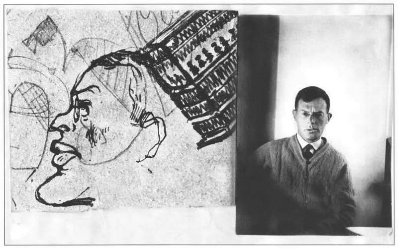 7 Илья Ильф Шарж и фотография из альбома Ю Олеши Конец 1920х начало - фото 9