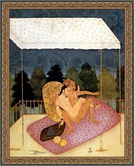 Эротические сцены Индийские миниатюры XVIIIXIX вв Постигающий спросил - фото 132