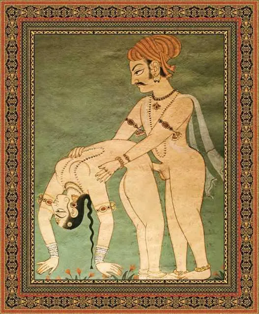 Эротические сцены Индийские миниатюры XVIIIXIX вв Постигающий спросил - фото 155