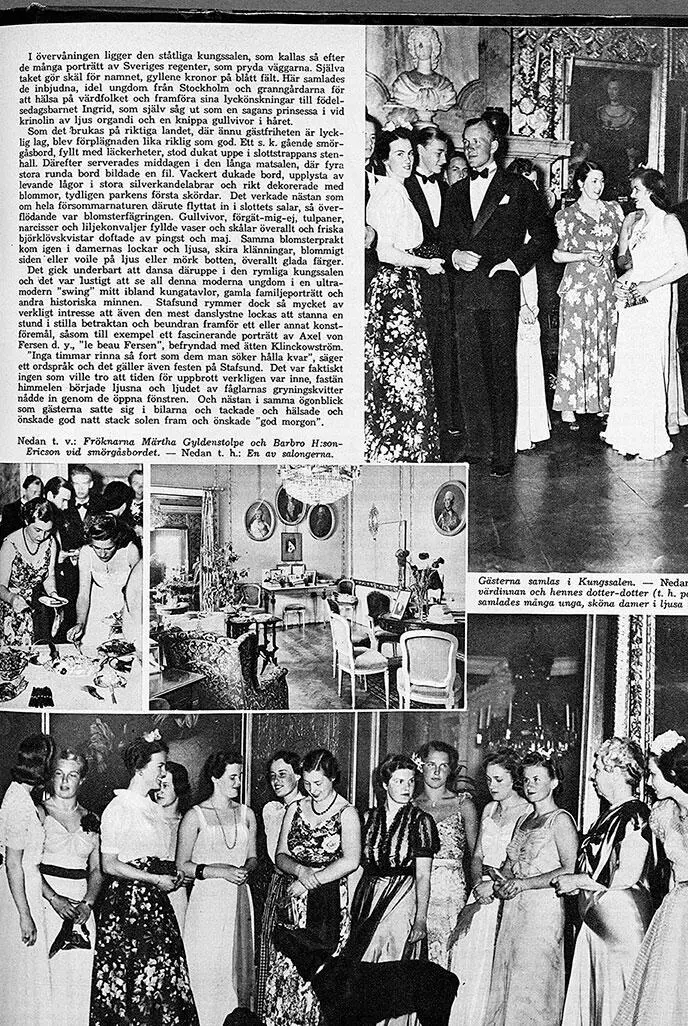 В 1939 году Свенск Дамтиднинг опубликовала репортаж с весеннего бала в - фото 57