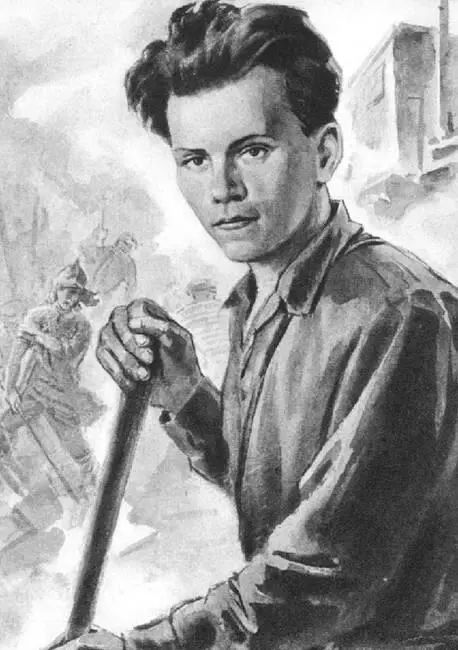 Николай Островский на строительстве узкоколейки Боярка Киев 1921 г - фото 12