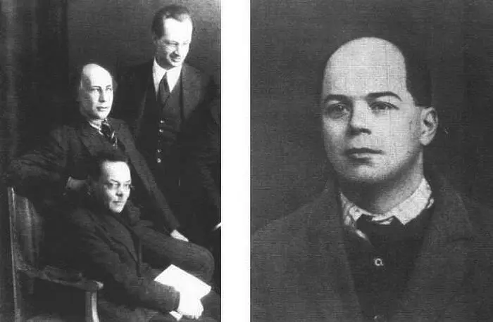 А Ремизов А Белый и Б Пильняк Берлин 1922 В Шкловский Е Замятин - фото 40