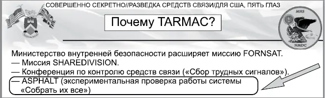 Даже в обычной внутренней служебной записке АНБ упоминается слоган чтобы - фото 3