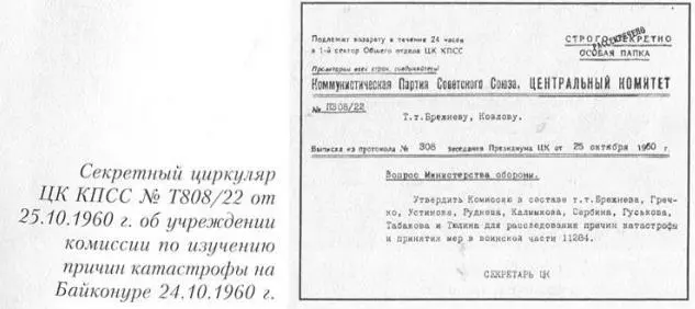 Текст телефонограммы МК Янгеля в ЦК КПСС с места происшествия Байконур 1960 - фото 16