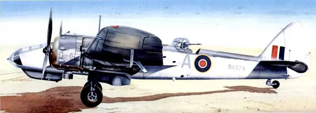 Бленхейм Mk V 8й эскадрильи базировавшейся в 1943 году в Адене на Красном - фото 159