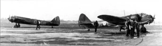 Пара Бленхеймов Mk IF 92Fй эскадрильи на аэродроме Кройдон 1939 год На - фото 46