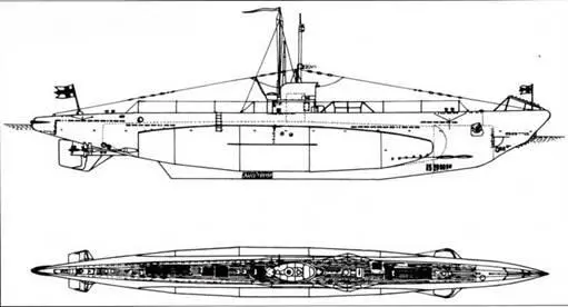 Вид сбоку и на палубу CV 707 SK285 образец 1933 г Подготовка и серийное - фото 11