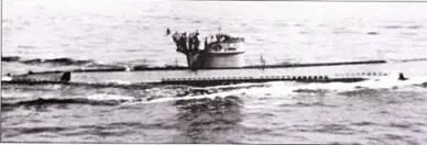 Подлодка U 142 на подходе к Готенхафену осенью 1944 г Американский - фото 125