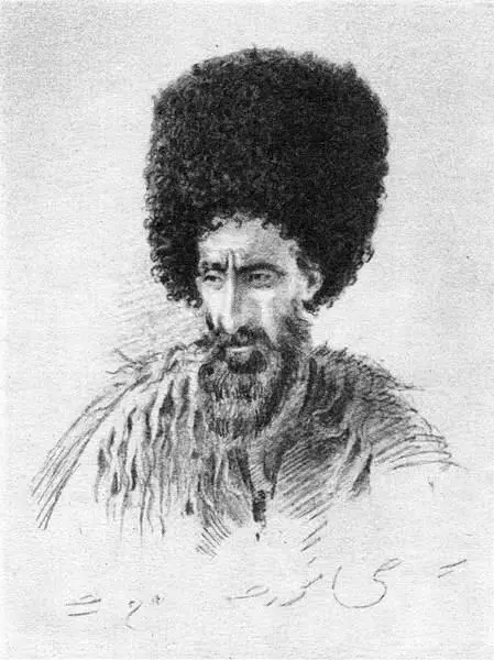 Лезгин ХаджиМуртузАга из Дагестана 1864 г Рисунок Верещагин и в Тифлисе - фото 17
