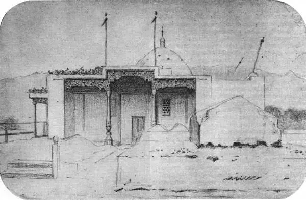 Мечеть в городе Туркестане 1867 г Рисунок Еще один город Чимкент с садами - фото 30