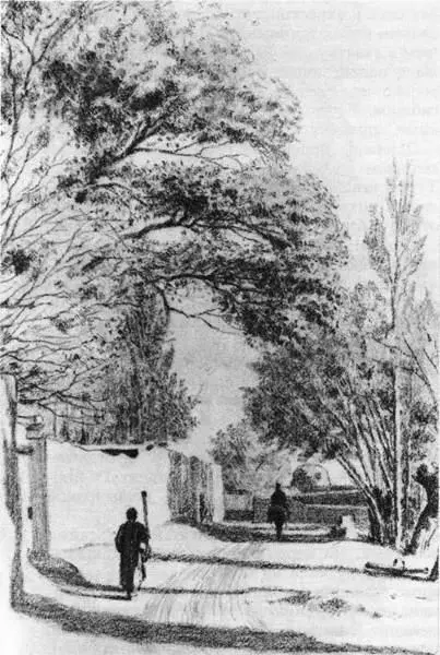 Улица в деревне Ходжадженд 1868 г Рисунок Нелегко было переправиться через - фото 37