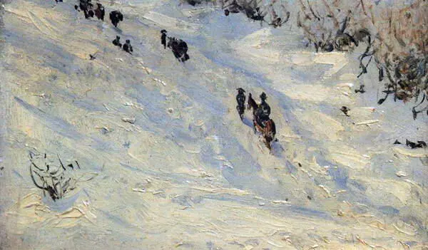 Переход колонны Скобелева через Балканы 18771878 гг Этюд После битвы под - фото 114