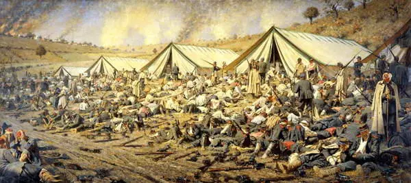 После атаки Перевязочный пункт под Плевной 1881 г Картины Перед атакой - фото 121