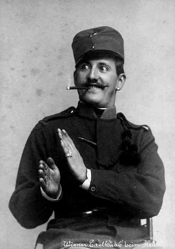 Отто Шмидт Из Серии Венские типы1890е гг X Странное отчуждение актера - фото 20