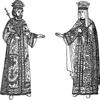 Иконное изображение великокняжеской четы в одеянии Великий князь Василий III и - фото 10