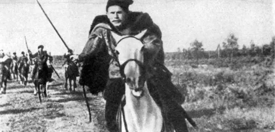 Чапаев Режиссеры Г и С Васильевы 1934 Кадр из фильма Б Бабочкин - фото 40