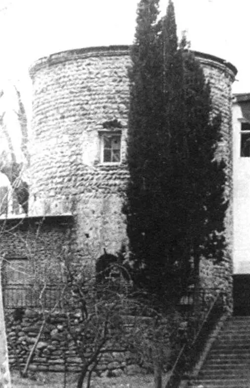 Башня во дворе Самтаврийского монастыря в которой жил отец Гавриил - фото 11