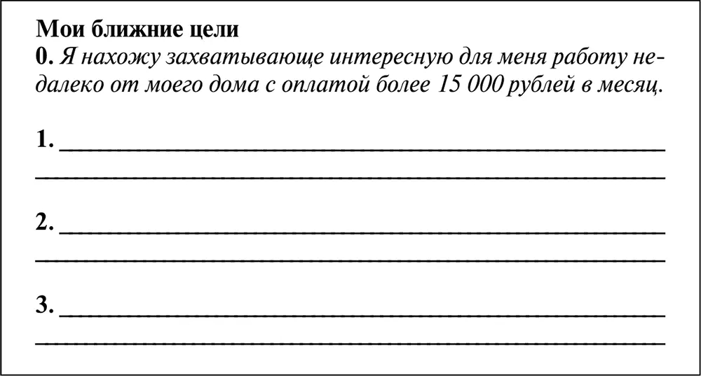 В пункте 0 приведен пример возможной цели по поиску работы Естественно в - фото 18