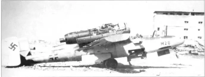 Прототип Не 162М20 Werk Nr 220003 найденный в мае 1945 года на аэродроме - фото 20