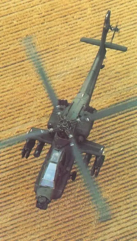 Боевой вертолет МакдоннеллДуглас АН64А Апач с НАР и ПТУР Хеллфайр В - фото 127